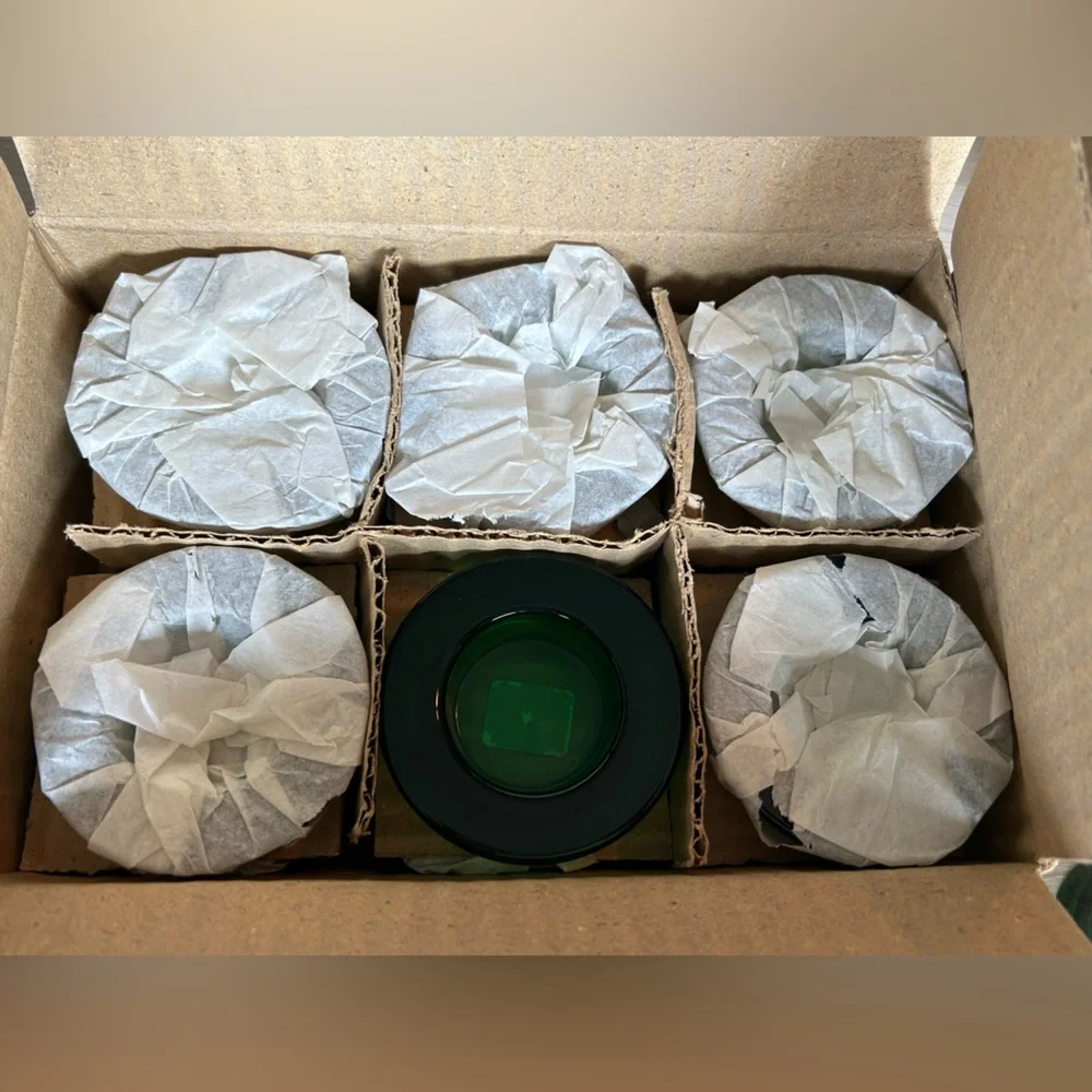 New Set of 12 Crate & Barrel - Glass Tea Light Candle Holder 3